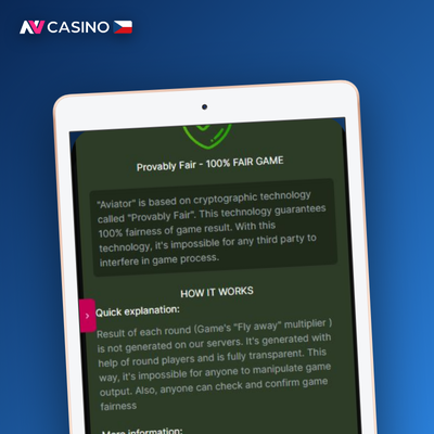 Nastavení automatického cashoutu na 2,00x v Aviator NV Casino