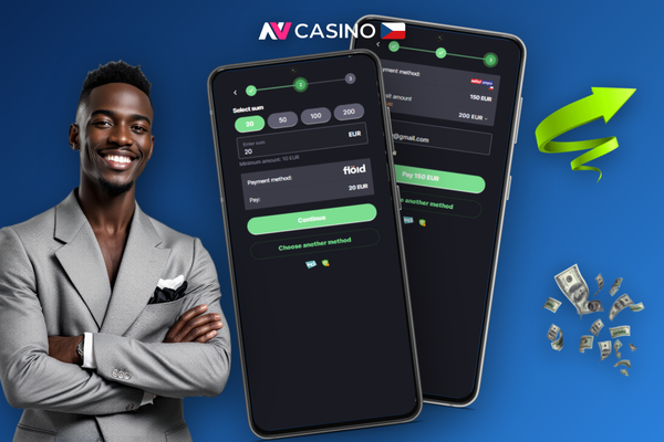 Jak vložit peníze v NV Casino – přehledná pokladna s výběrem metody a částky