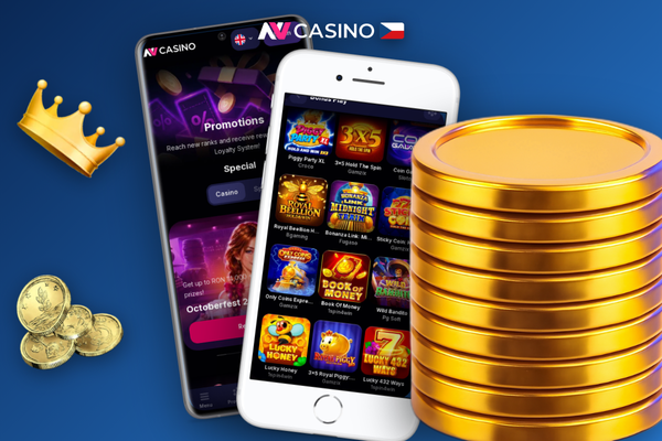 Zadej promo kód při vkladu a získej NV Casino bonus bez vkladu navíc