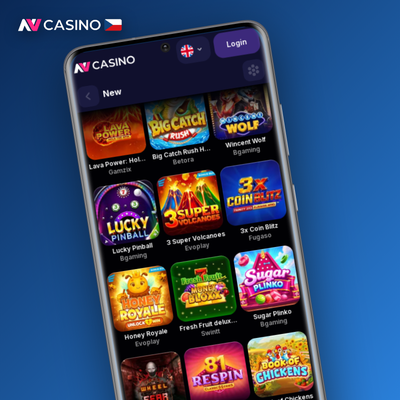 Ruka třese telefonem s NV Casino aplikací a odemyká denní Shake Bonus jedním pohybem