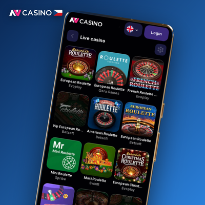 Elektronické stolní hry v NV Casino se sázkami od 0,10 EUR pro každého hráče