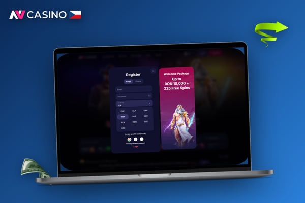 Agent zákaznické podpory NV Casino v live chatu připravený pomoci s registrací